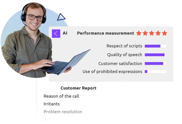 Diabolocom AIs provide a complete view of performance and improve monitoring.