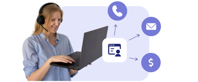 Agent during a call using CRM automation