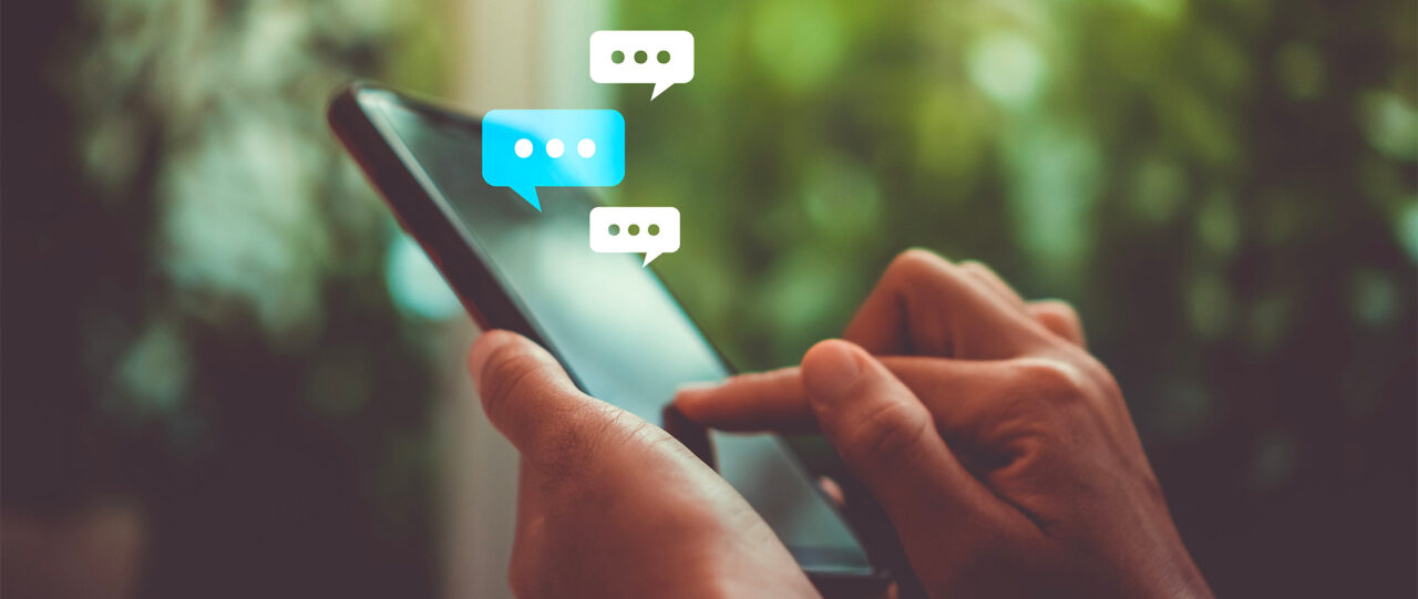 SMS, the most widely used method of text communication, should be used in customers interactions.