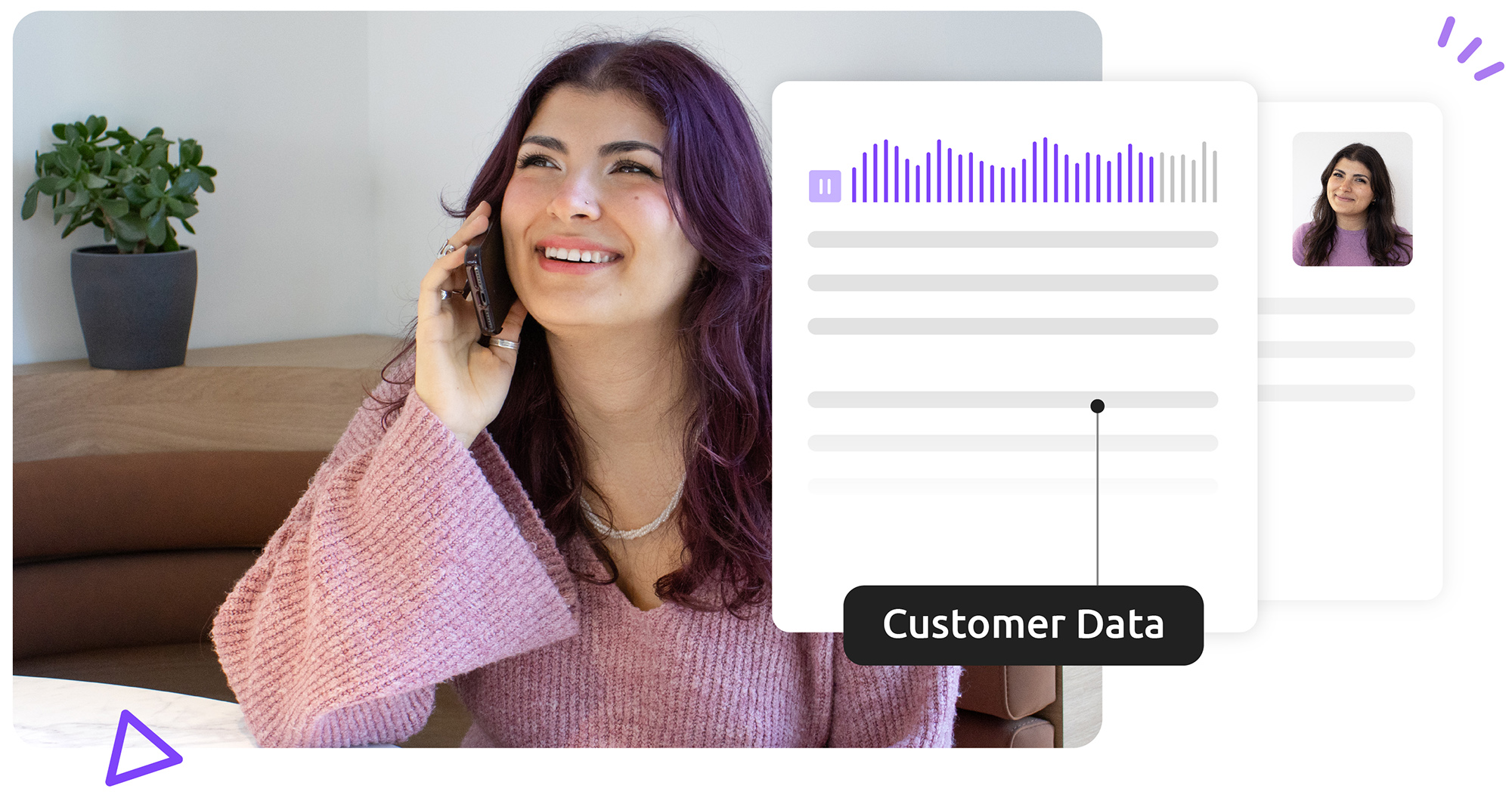Data collection from voice for better customer understanding