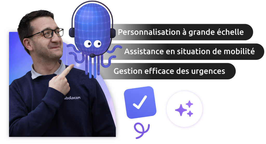 Applications pratiques du voicebot Diabolocom en centre de contact 