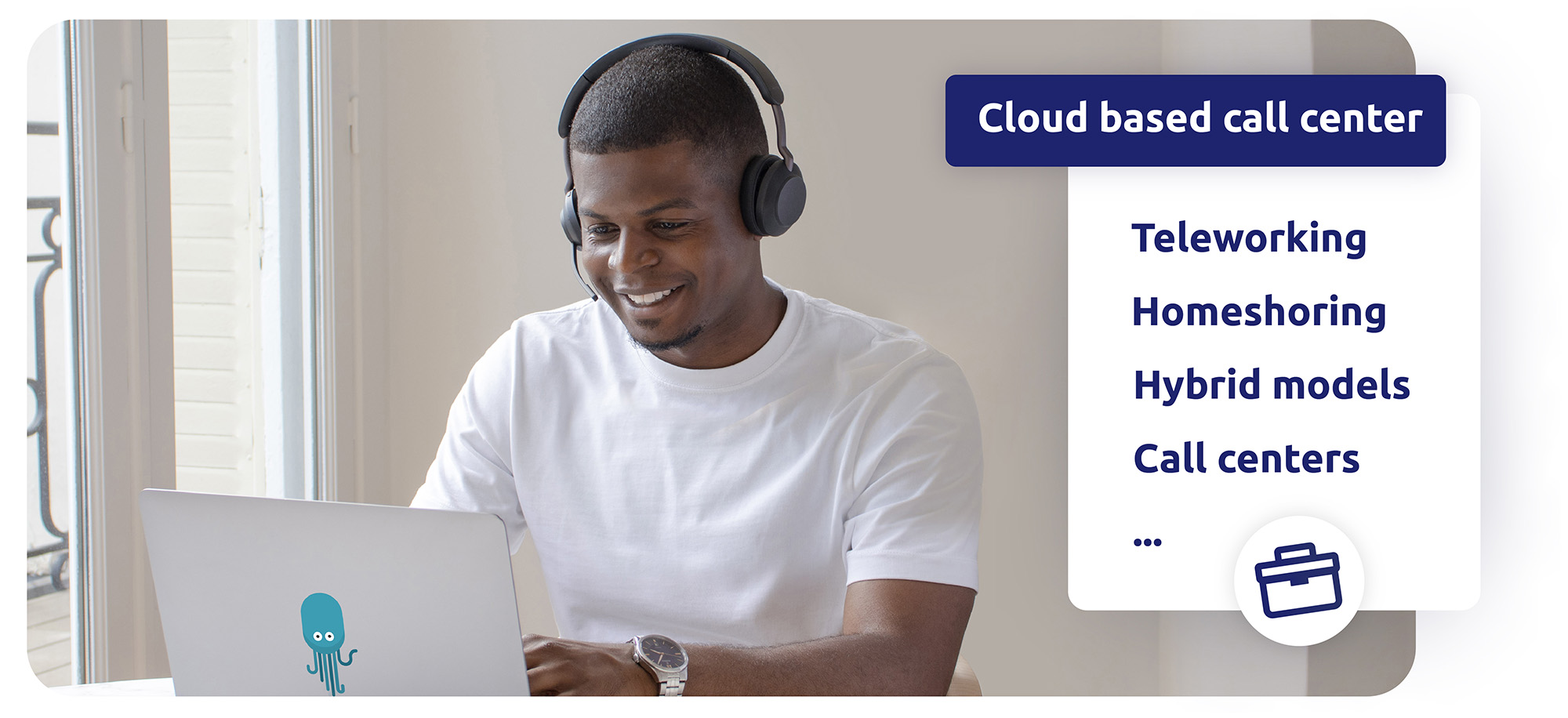 El centro de llamadas en nube favorece el teletrabajo