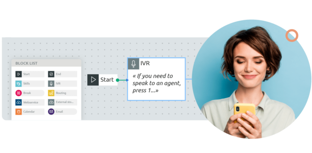 Inbound calls: Your customers can choose the best channel to contact you with Diabolocom cloud call center solution.