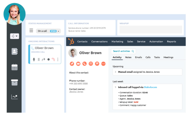 Diabolocom, the leading integrated cloud telephony provider, partners with Hubspot