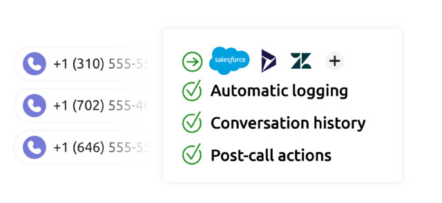 Functionalities available with Diabolocom Mobile