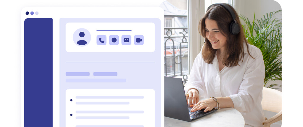 Agent de centre de contact et une interface CCaaS pour la digitalisation de la relation client