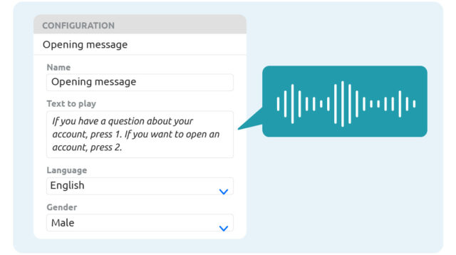 Diabolocom software allows call distribution based on agent skills and availability.