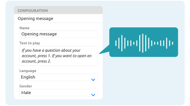 IVR Interactive Voice Response sms feature
