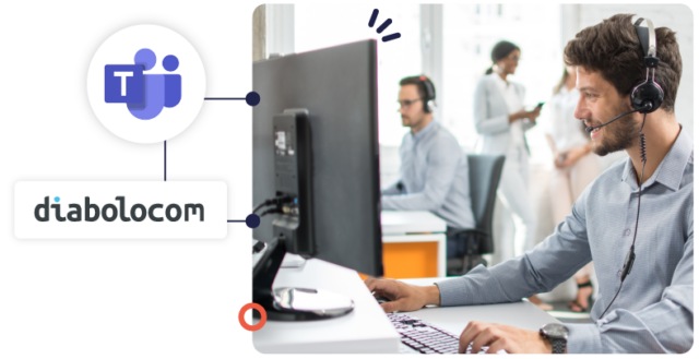 Agent making calls using Microsoft Teams integration