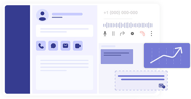Client information and live transcription for personalized customer service