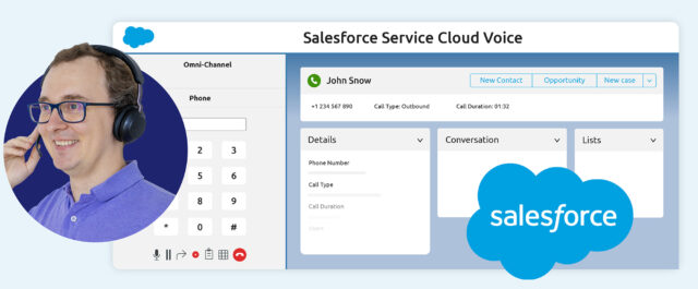Salesforce Service Cloud Voice interface