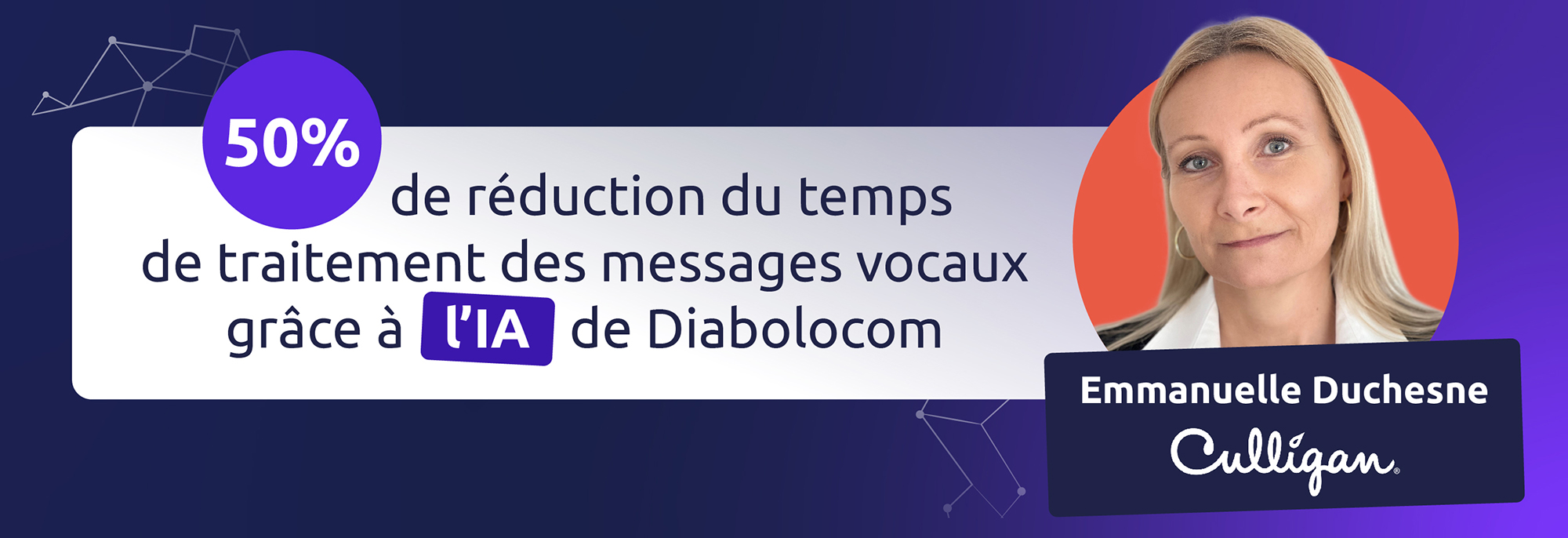 Amélioration du traitement des messages vocaux de Culligan France avec l'IA Diabolocom