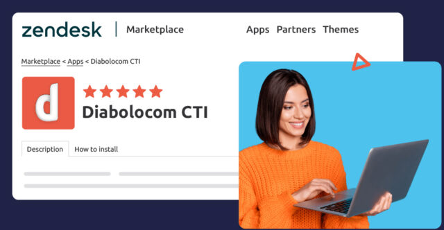 The Diabolocom solution is available in the Zendesk marketplace.